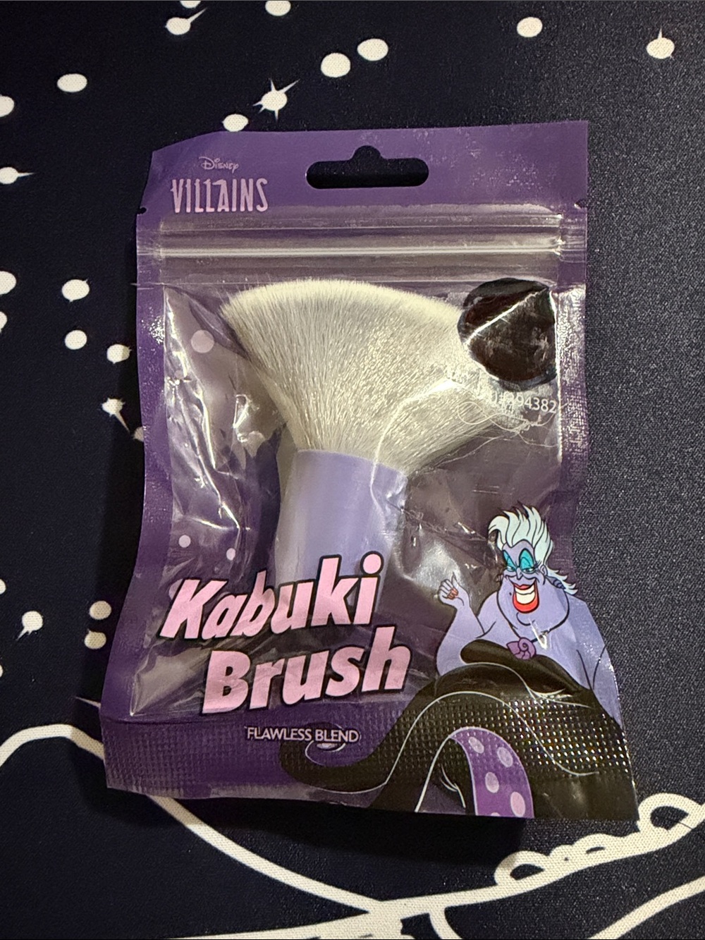 3/$15 🌸 Disney Villains Kabuki Brush - Lavender Handle with White Bristles